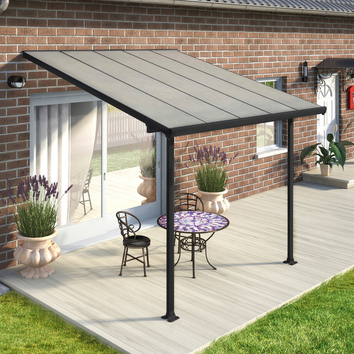 Terrasstak Feria 9 m² Antracit Canopia by Palram